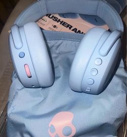 Skullcandy Crusher ANC 2 Noise Cancelling Wireless Headphones - Preppy Blue Multi-Sensory Crusher Bass, Over-Ear Fit, Bluetooth, 60 Hours Battery, Wor