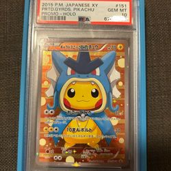 Pikachu Poncho PSA 10 Pikachu Gyarados