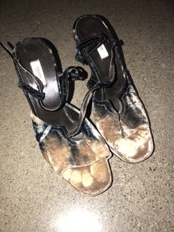 Prada women wedge hills made in Italy