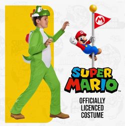 Super Mario Yoshi Kids Costume Size M (7-8)