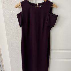 Plum Calvin Klein Cocktail Dress