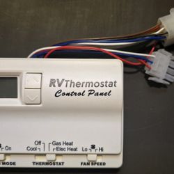 RV Thermostat Control Panel