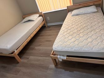 Two beds frame - twin size