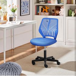 Armless Office Chair Ergonomic Mesh Computer Desk Chair,  S-36