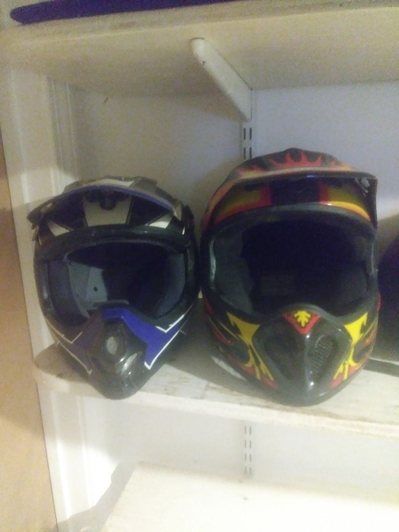 Motorcycle ATV Helmets Different Sizes
