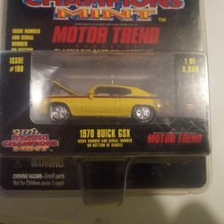 Racing Champions Mint 1970 Buick GSX 