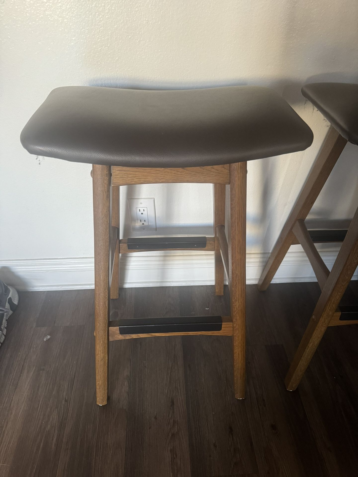 Two Modern Barstools