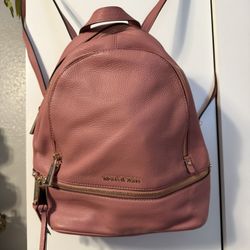 Beautiful Original Pink Michael Kors Backpack 