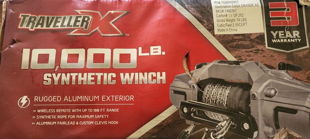  TRAVELLER X 10,000 LB WINCH