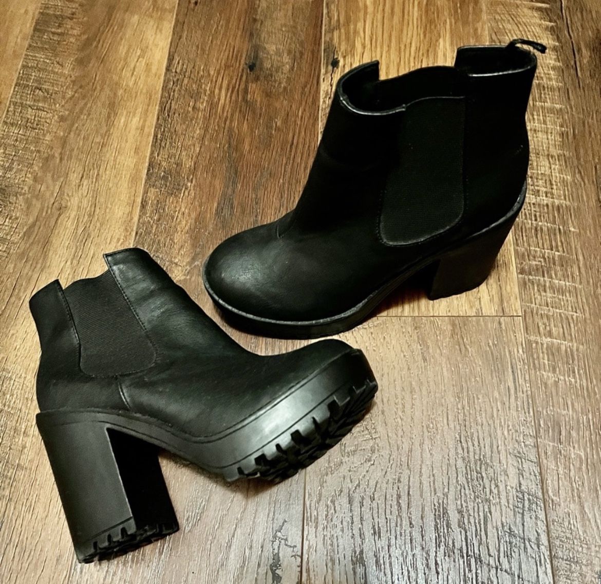 Chunky Lug Ankle Boot