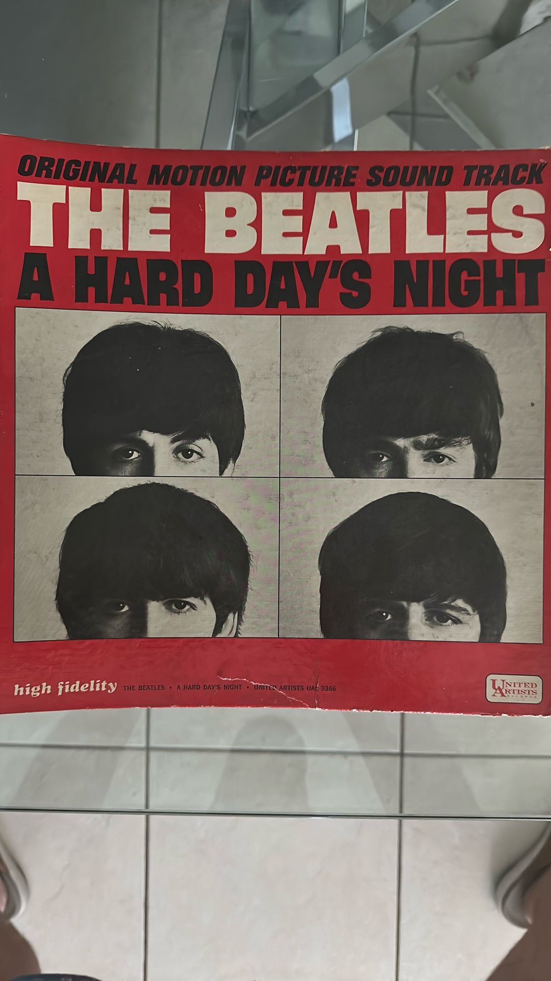 Original Beatles Hard days Night Album
