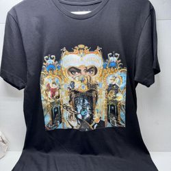 Michael Jackson Dangerous World Tour 1992-93 double sided T-Shirt Size M