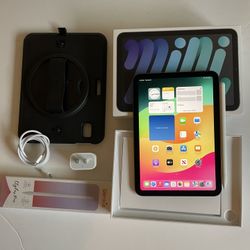 iPad Mini 6th Generation (Newest Model) 256GB With Box And Accessories 