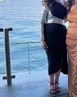 Black Cocktail Midi Dress