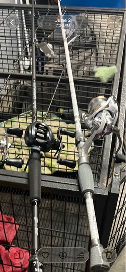Rod/real combo 150 each