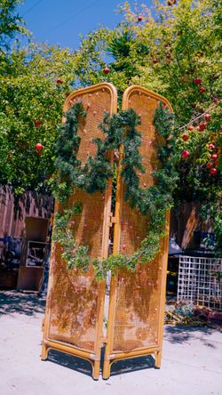 Bamboo Floral Partition