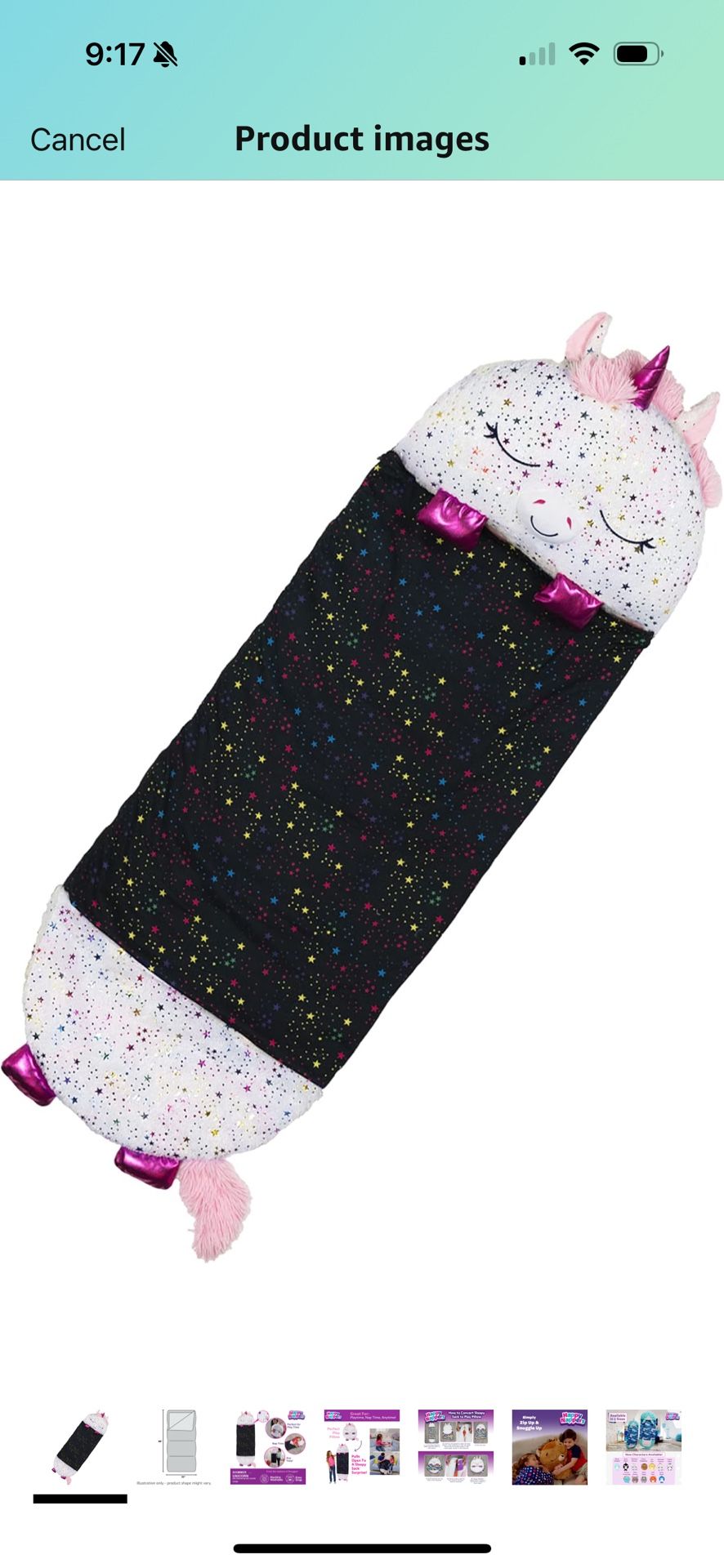 New In Box Unicorn Sleeping Bag Kids Sleeping Sack Camping