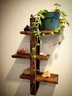 Solid Birch Floating Shelf