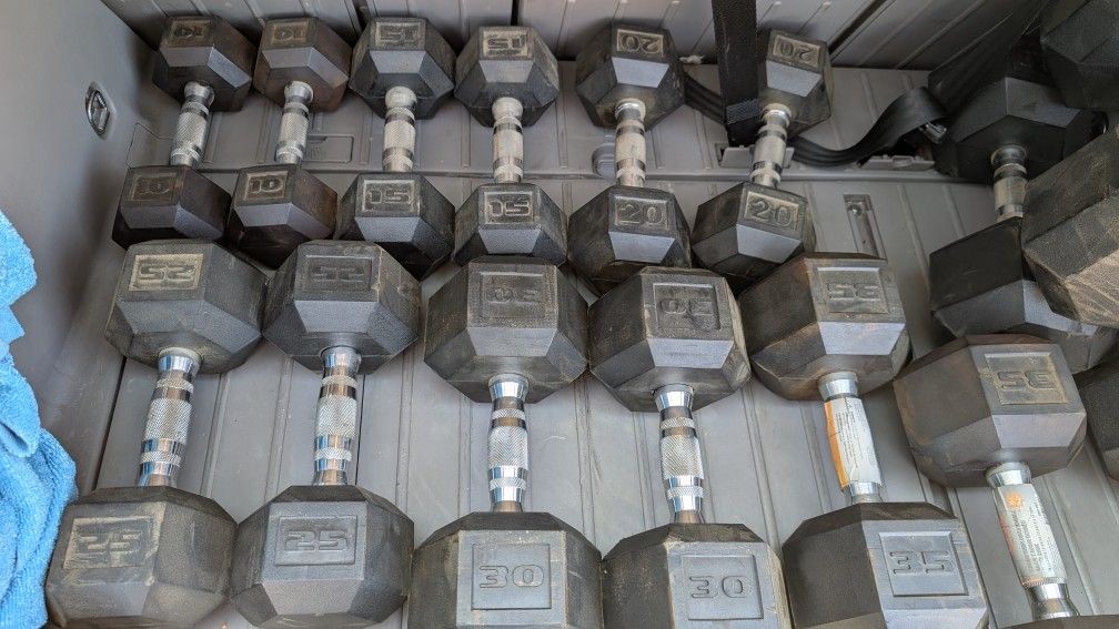 Hex Dumbbells 10-50