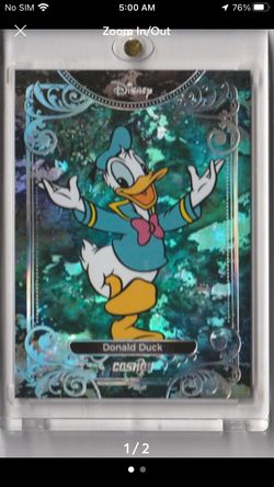 Rare Donald Duck Disney holo card