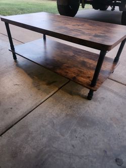 Brown coffee table