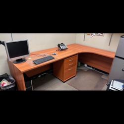 L-Shaped Office Desk For Sale!