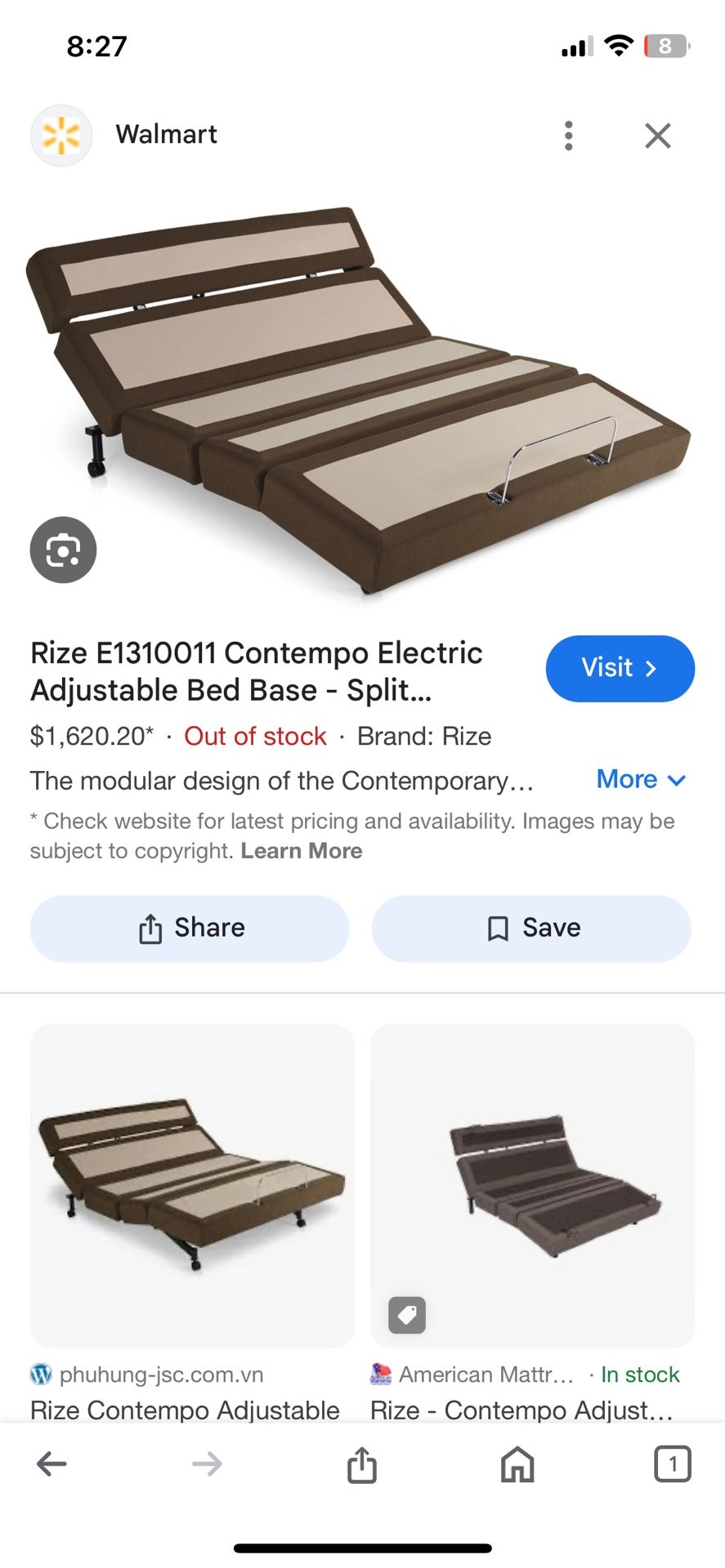 Conttempo Bed