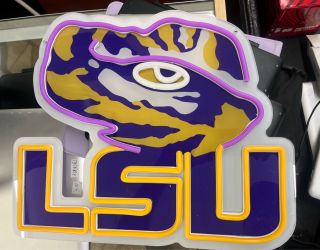 LSU Neon Sign with Dimmer