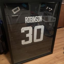 James Robinson #30 Autographed Jersey