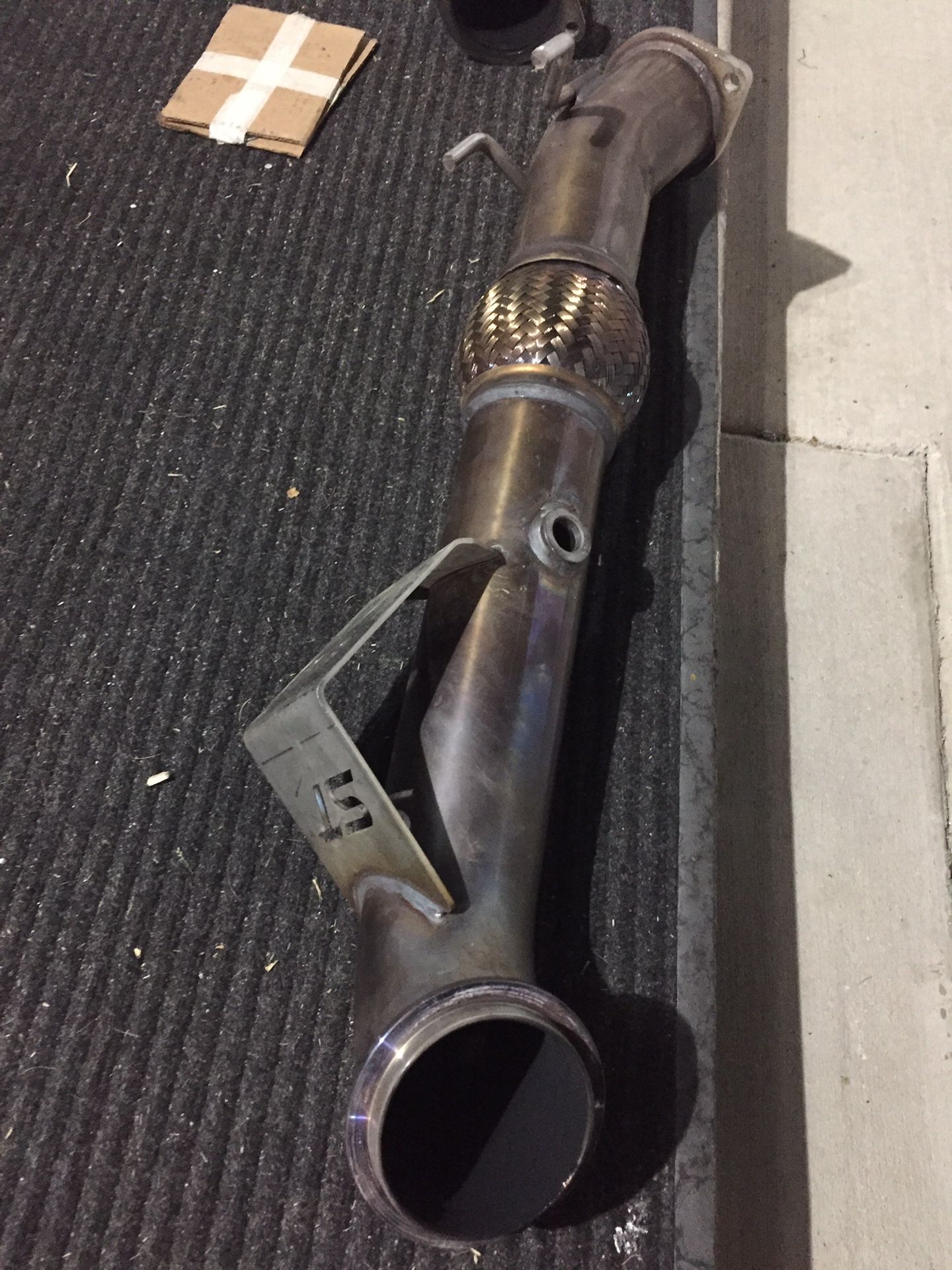 Focus st mbrp catless downpipe