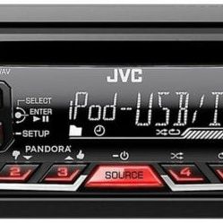JVC KD-SR61 radio stereo USB AUX CD player receiver head unit single din