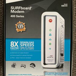 SB6141 Cable Modem, Open, Never Used