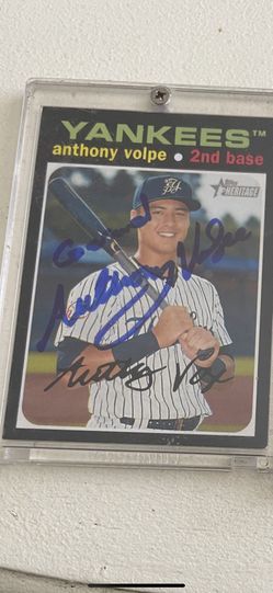 Anthony Volpe in person autograph
