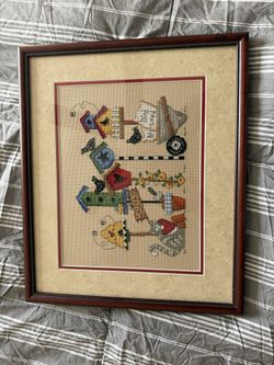 Needlepoint, Picture, Professional Framing