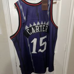 purple Vince Carter Raptors jersey size 2xl