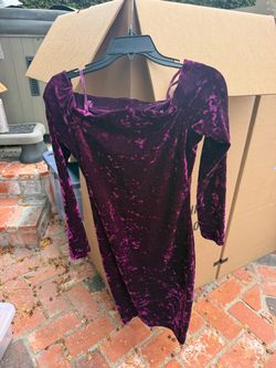 Velvet dress by Eliza