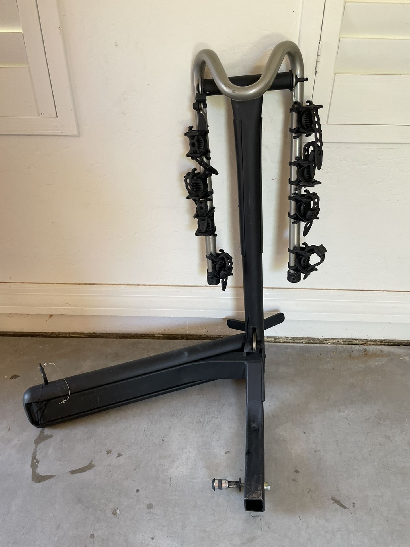 Giant Bike Rack, “Lock Down” 4-Bike Swing Away 2” Receiver Rack