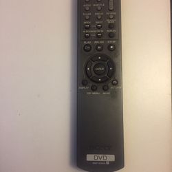 SONY DVD TV Remote Control