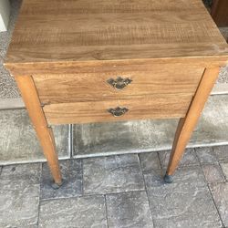 Kenmore, heavy duty sewing table with drop-down feature