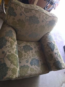 Chair and ottoman, 2 sets. $150 each set.