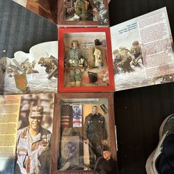 3 Gi Joe Dolls NEW IN BOX (Colin Powell, Parton Etc)