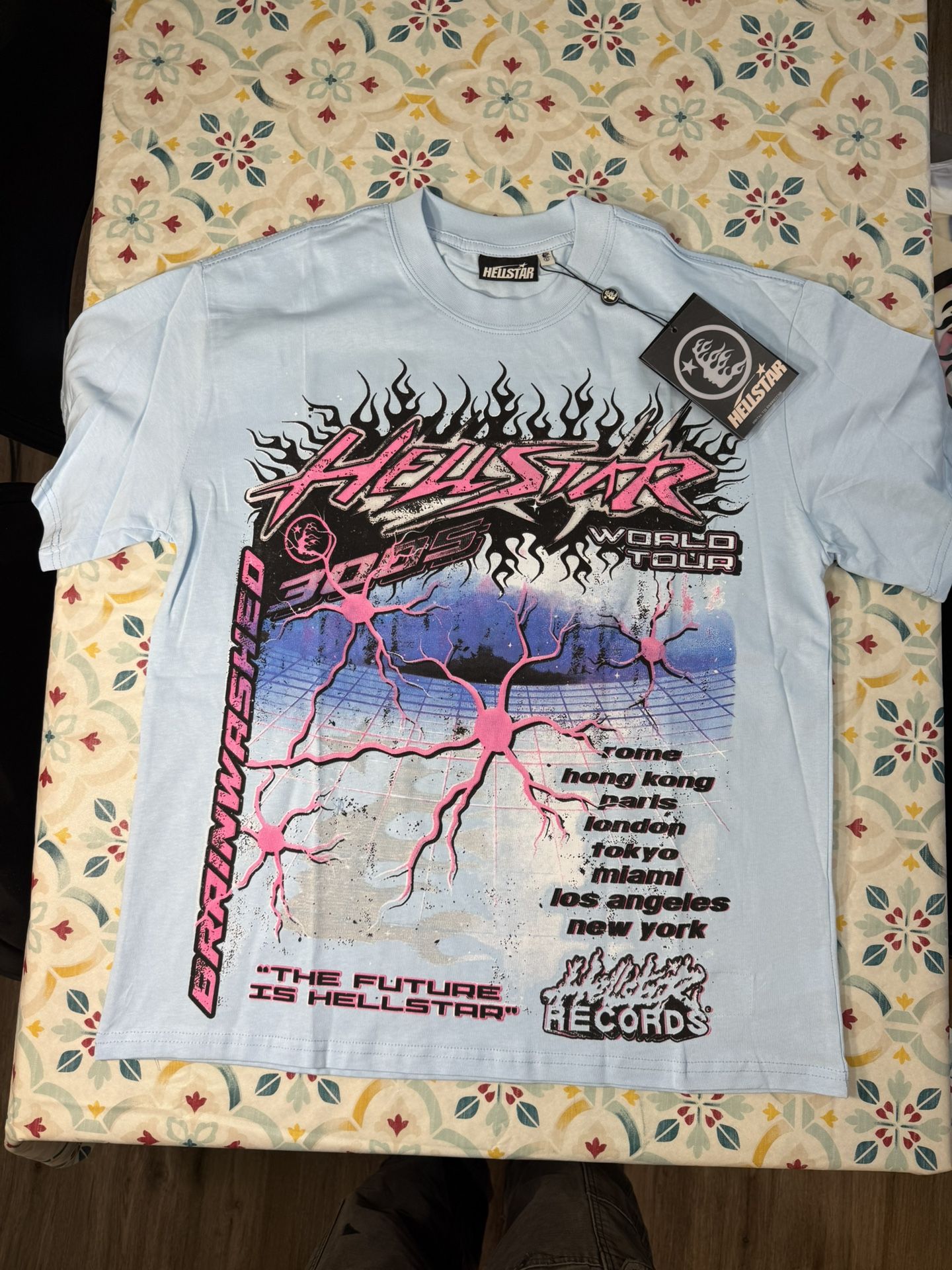Hellstar World Tour Brainwashed Shirt Size S
