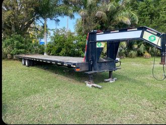 GREAT DEAL! Hotshot Gooseneck 40’ Gatermade Trailer