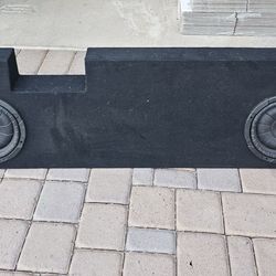 2001-2014 F250 SUBWOOFER BOX WITH 2 10' KICKERS