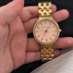 Michael kors rose gold watch