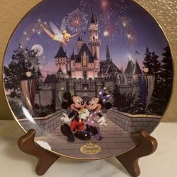 Disneyland’s 40th Anniversary Limited Edition Collectors Plate “Sleeping Beauty Castle”