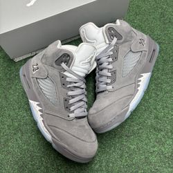 JORDAN 5 WOLF GREY 2026 SIZE 8.5