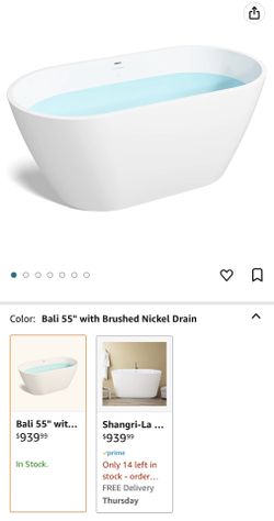 Bathtub Ferdy 55” Freestanding Tub