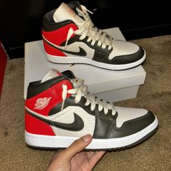 Jordan 1 GREY /RED /BLACK