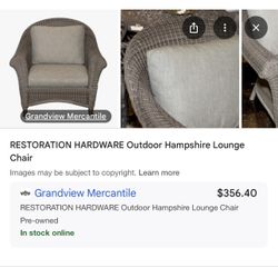 Restoration Hardware Outdoor